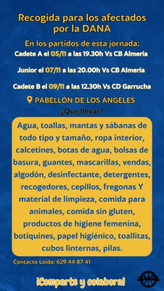 Recogida de bienes durante los partidos de esta jornada para los afectados por la DANA 